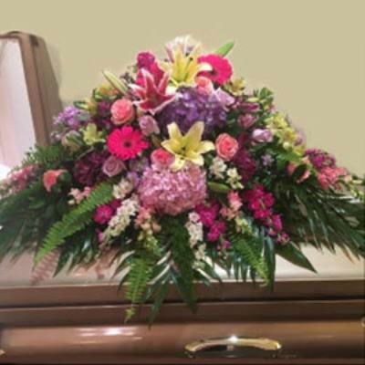Cedar Knolls Florist | Bright Casket Spray