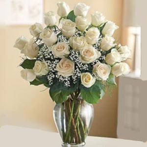 Cedar Knolls Florist | 24 White Roses