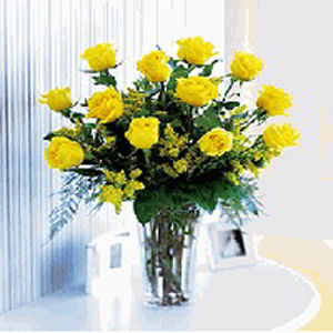 Cedar Knolls Florist | Dozen Yellow Roses