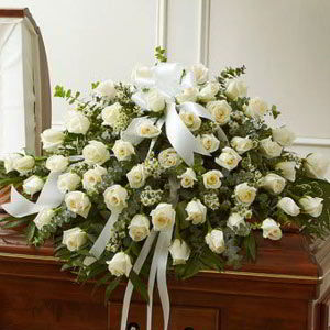 Madison Memorial Home | White Rose Casket